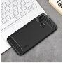 Mofi Plastový kryt s brúsenou textúrou pre Huawei P20 Lite - čierny