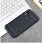 Mofi Plastový kryt s brúsenou textúrou pre Huawei P20 Lite - čierny