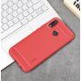 Mofi Plastový kryt s brúsenou textúrou pre Huawei P20 Lite - čierny