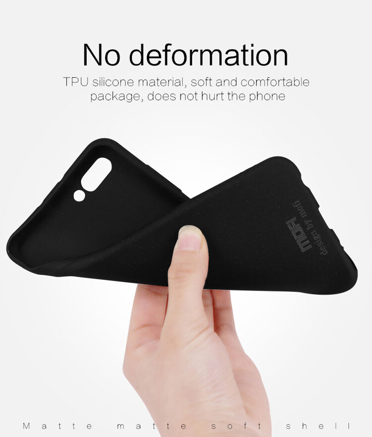 Mofi Matte plastový kryt pre Honor View 10 - čierny