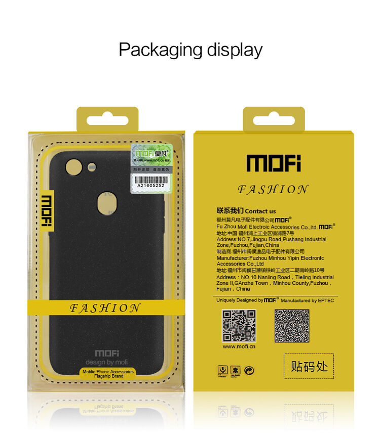 Mofi Matte plastový kryt pre Honor View 10 - čierny