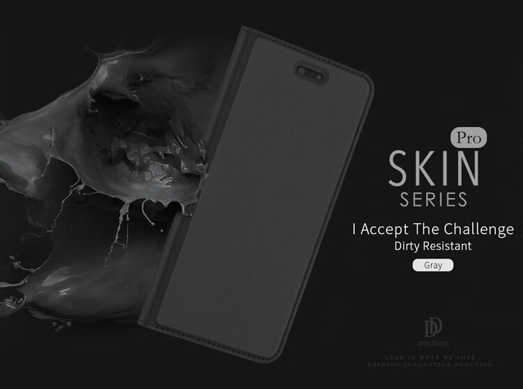 Dux Ducis Skin Pro flipové puzdro pre Huawei P20 Lite - tmavomodré