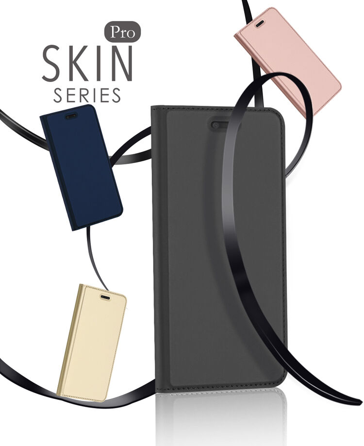 Dux Ducis Skin Pro flipové puzdro pre Huawei P20 Lite - ružovo-zlaté