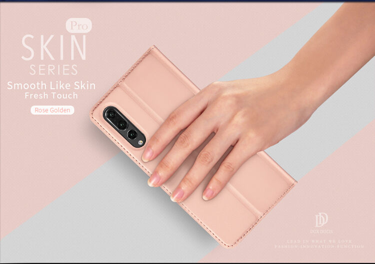 Dux Ducis Skin Pro flipové puzdro pre Huawei P20 Pro - tmavomodré