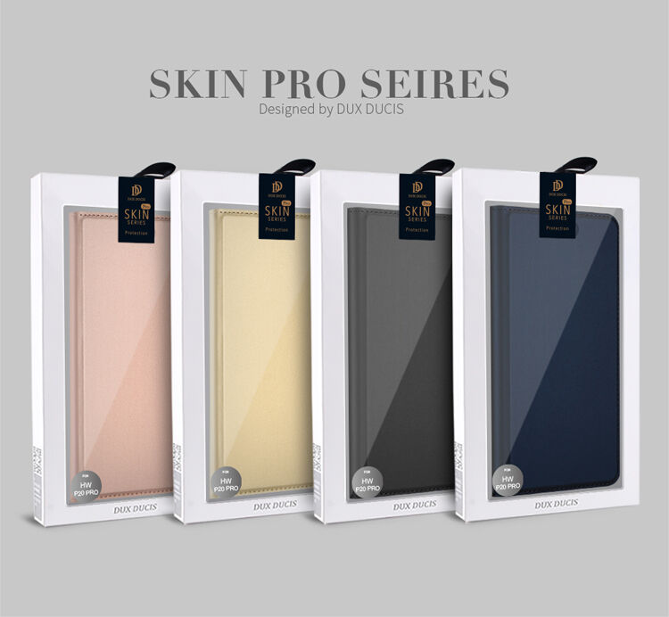 Dux Ducis Skin Pro flipové puzdro pre Huawei P20 Pro - tmavomodré Dux Ducis Skin Pro flipové puzdro pre Huawei P20 Pro - tmavomodré