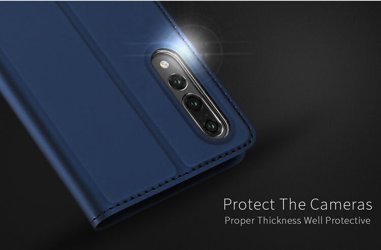 Dux Ducis Skin Pro flipové puzdro pre Huawei P20 Pro - ružovo-zlaté