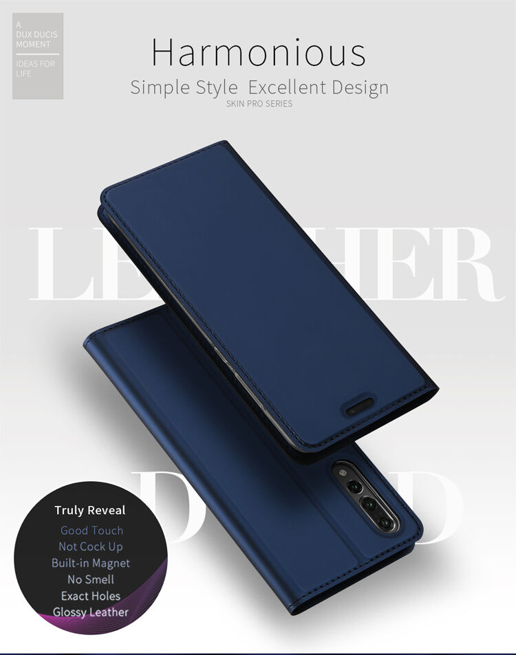 Dux Ducis Skin Pro flipové puzdro pre Huawei P20 Pro - sivé