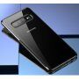 Baseus plastový číry kryt s rámčekom pre Samsung Galaxy S10 Plus - čierny