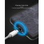 Ochranný koženkový kryt s textúrou džínsoviny pre Samsung Galaxy S10 Plus - tmavomodrý