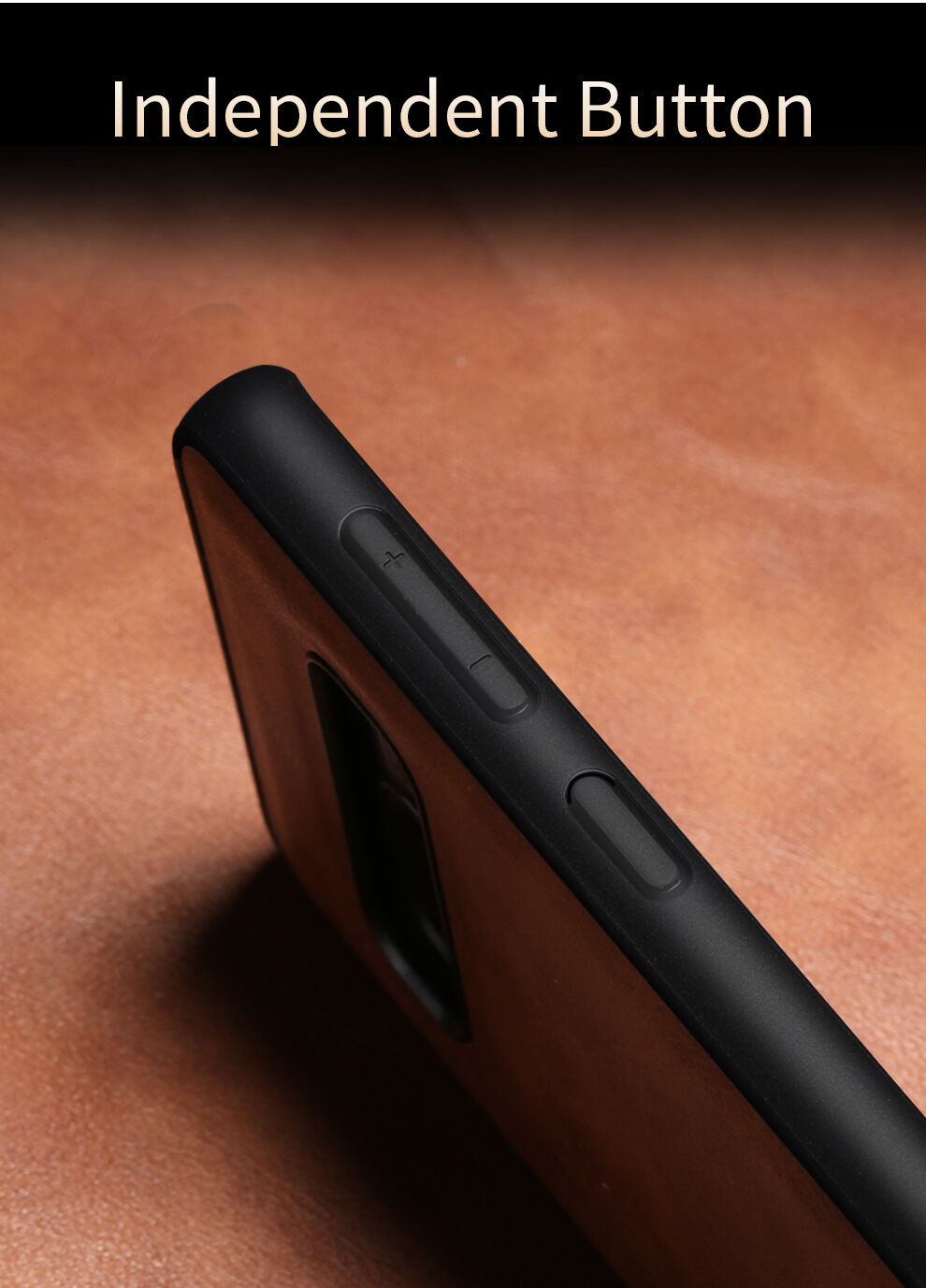X-Level kryt s koženkovým povrchom pre Samsung Galaxy S10 - hnedý