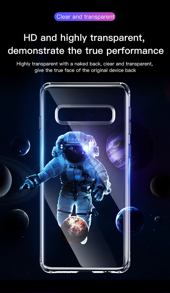 Baseus ochranný plastový kryt pre Samsung Galaxy S10 - transparentný