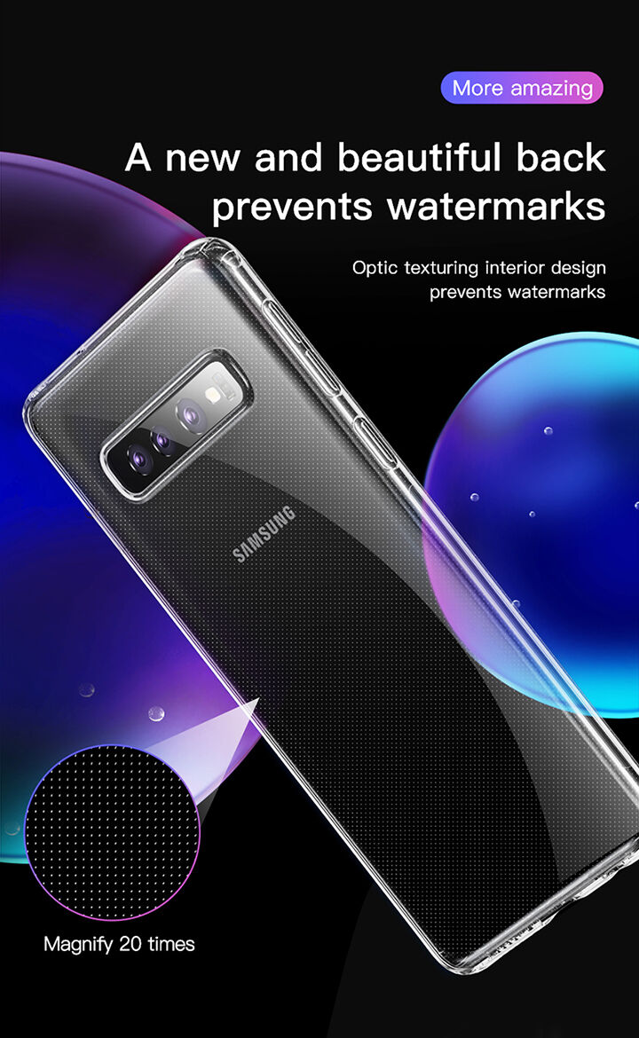 Baseus ochranný plastový kryt pre Samsung Galaxy S10 - transparentný