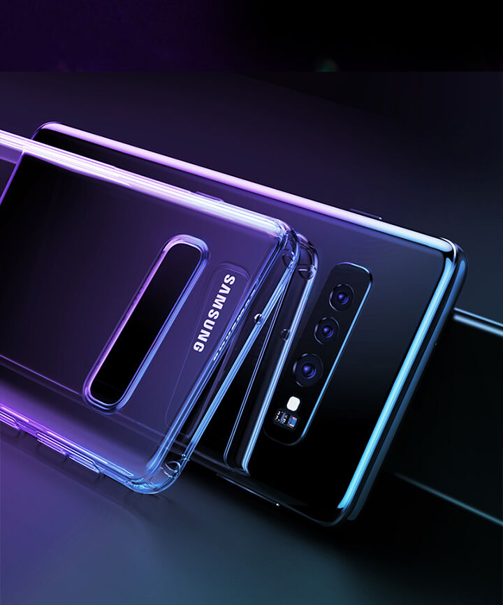 Baseus ochranný plastový kryt pre Samsung Galaxy S10 - transparentný