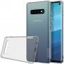 Nillkin transparentný kryt z mäkkého plastu pre Samsung Galaxy S10 - zlatý