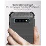 Imak ochranný kryt s brúsenou textúrou pre Samsung Galaxy S10 Plus - čierny
