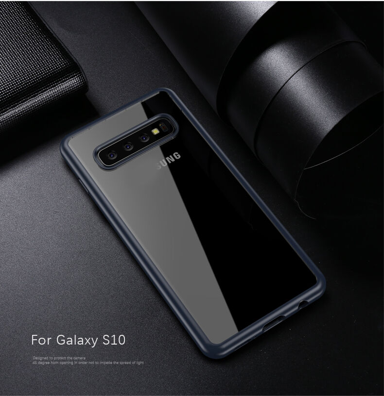 Ipaky transparentný plastový kryt pre Samsung Galaxy S10 - čierny Ipaky transparentný plastový kryt pre Samsung Galaxy S10 - čierny