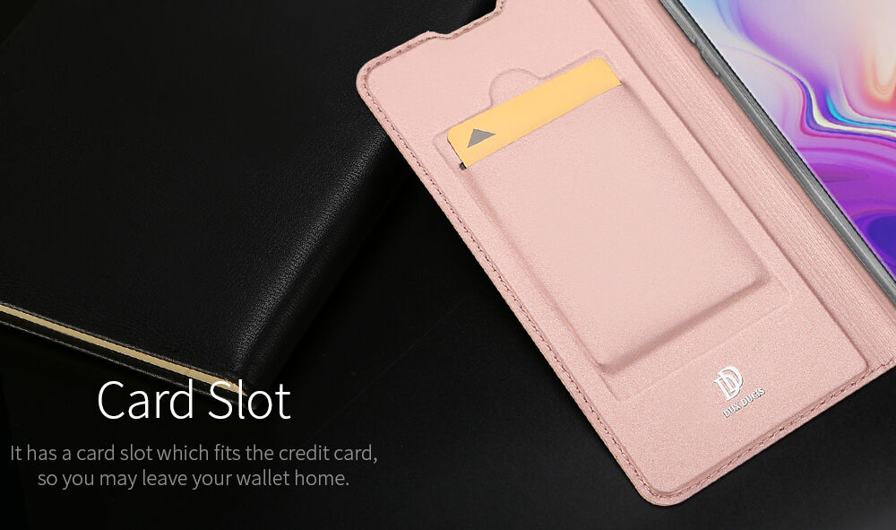 Dux Ducis Skin Pro flipové puzdro pre Samsung Galaxy S10 - zlaté