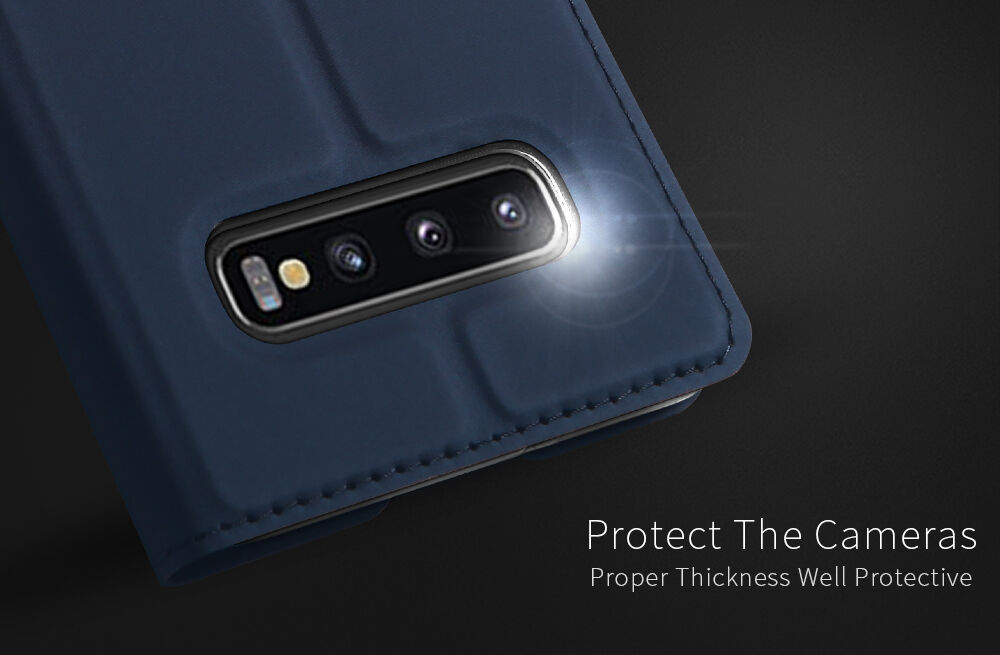 Dux Ducis Skin Pro flipové puzdro pre Samsung Galaxy S10 Plus - tmavomodré