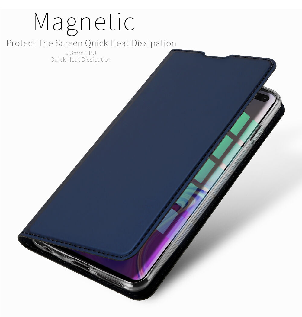 Dux Ducis Skin Pro flipové puzdro pre Samsung Galaxy S10 Plus - tmavomodré