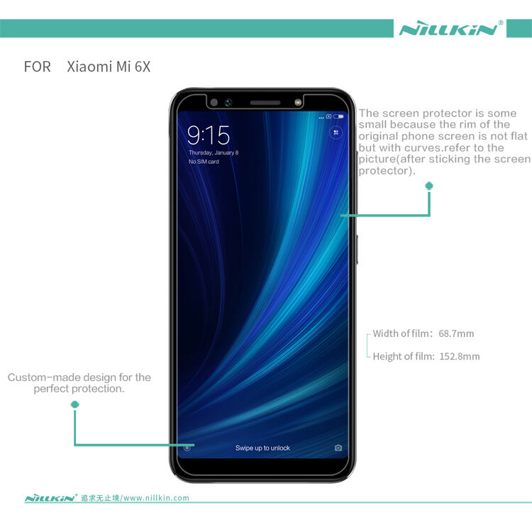 Nillkin ochranná matná fólia proti poškrabaniu pre Xiaomi Mi A2
