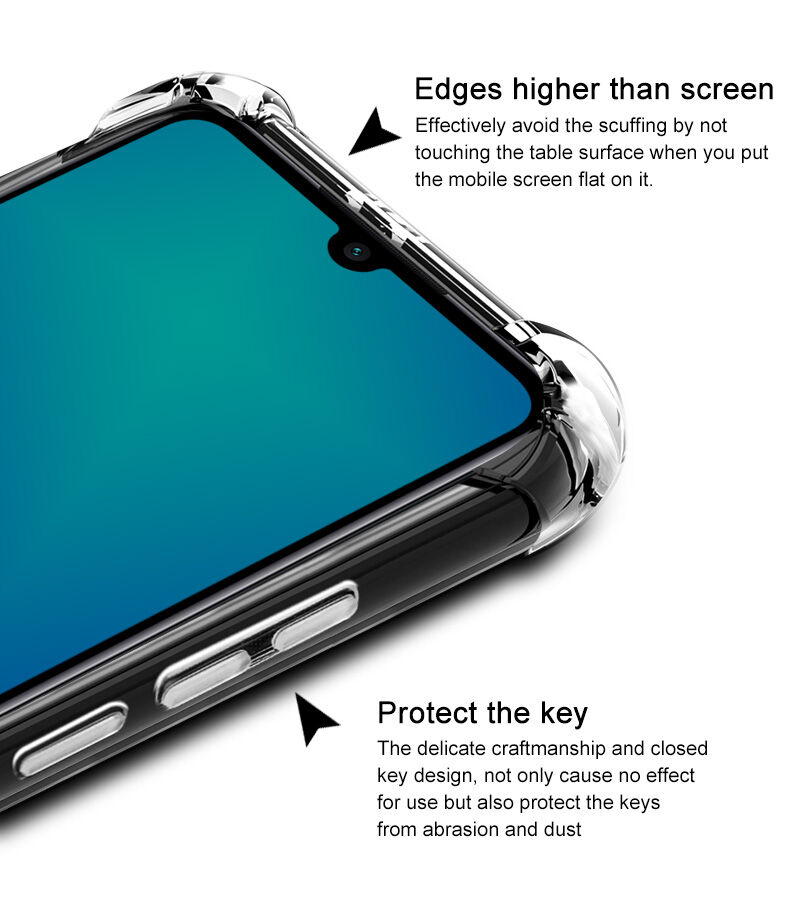 Imak nárazuvzdorný kryt s ochranou displeja pre Xiaomi Redmi Note 7 - transparentný