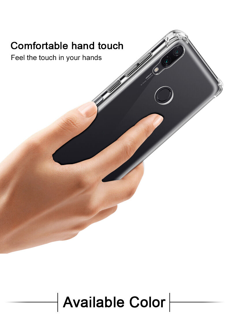 Imak nárazuvzdorný kryt s ochranou displeja pre Xiaomi Redmi Note 7 - transparentný