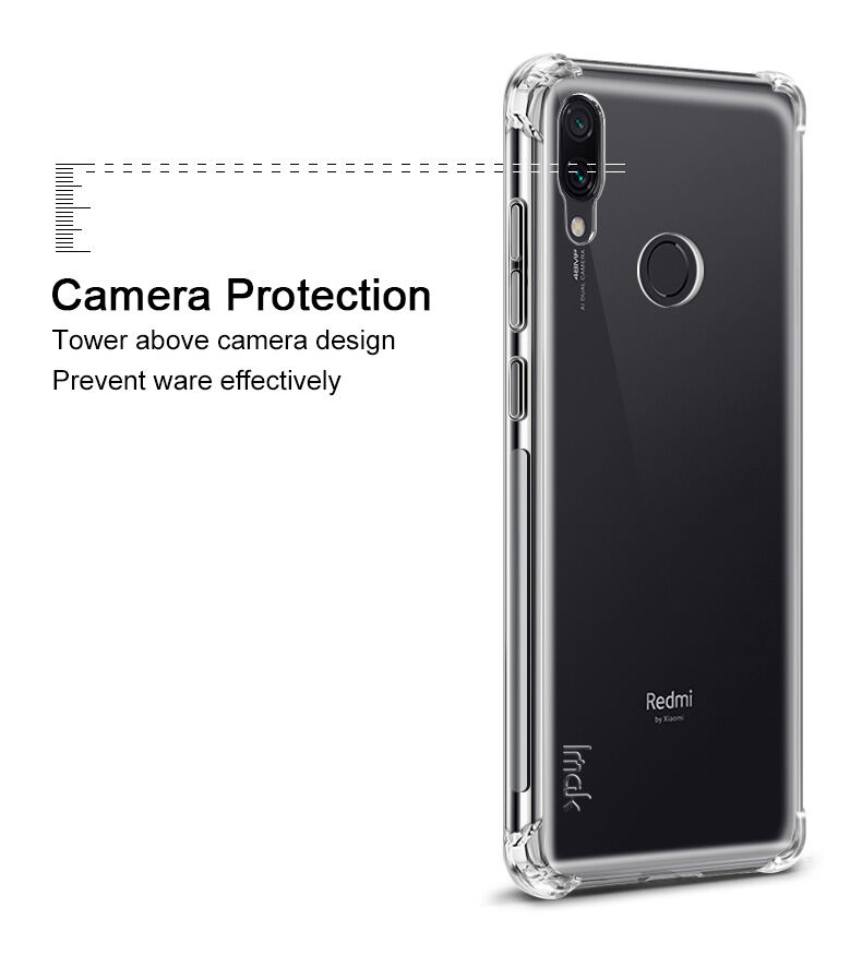 Imak nárazuvzdorný kryt s ochranou displeja pre Xiaomi Redmi Note 7 - matne čierny