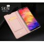 Dux Ducis kožené puzdro s priehradkou na karty pre Xiaomi Redmi Note 7 - zlaté