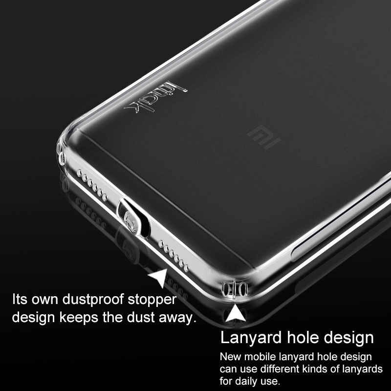 Imak nárazuvzdorný kryt s ochranou displeja pre Xiaomi Redmi Note 6 Pro - transparentný