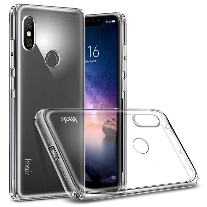 Imak nárazuvzdorný kryt s ochranou displeja pre Xiaomi Redmi Note 6 Pro - transparentný
