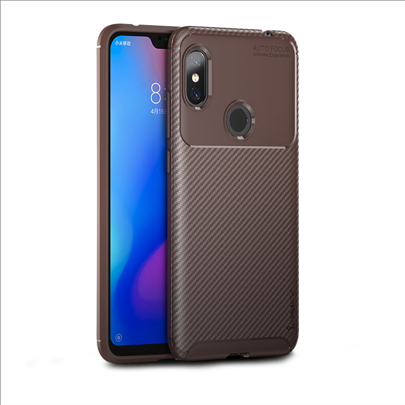 Ipaky mäkký ochranný kryt s textúrou karbónových vlákien pre Xiaomi Redmi Note 6 Pro - čierny Ipaky mäkký ochranný kryt s textúrou karbónových vlákien pre Xiaomi Redmi Note 6 Pro - čierny