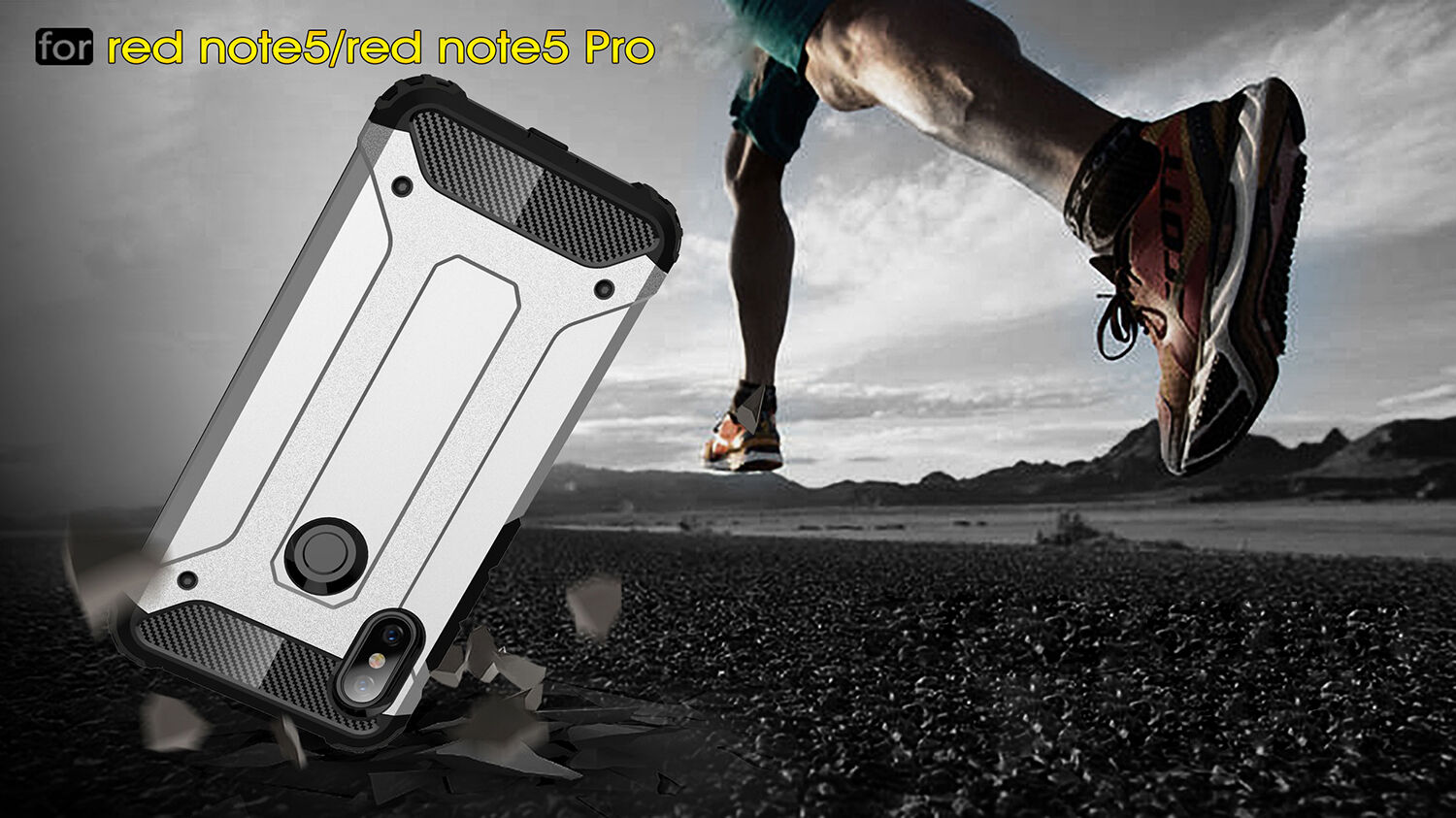 Superodolný kryt Armor pre Xiaomi Redmi Note 6 Pro - modrý