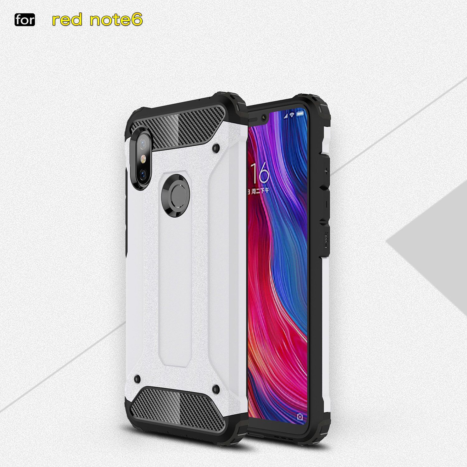 Superodolný kryt Armor pre Xiaomi Redmi Note 6 Pro - modrý