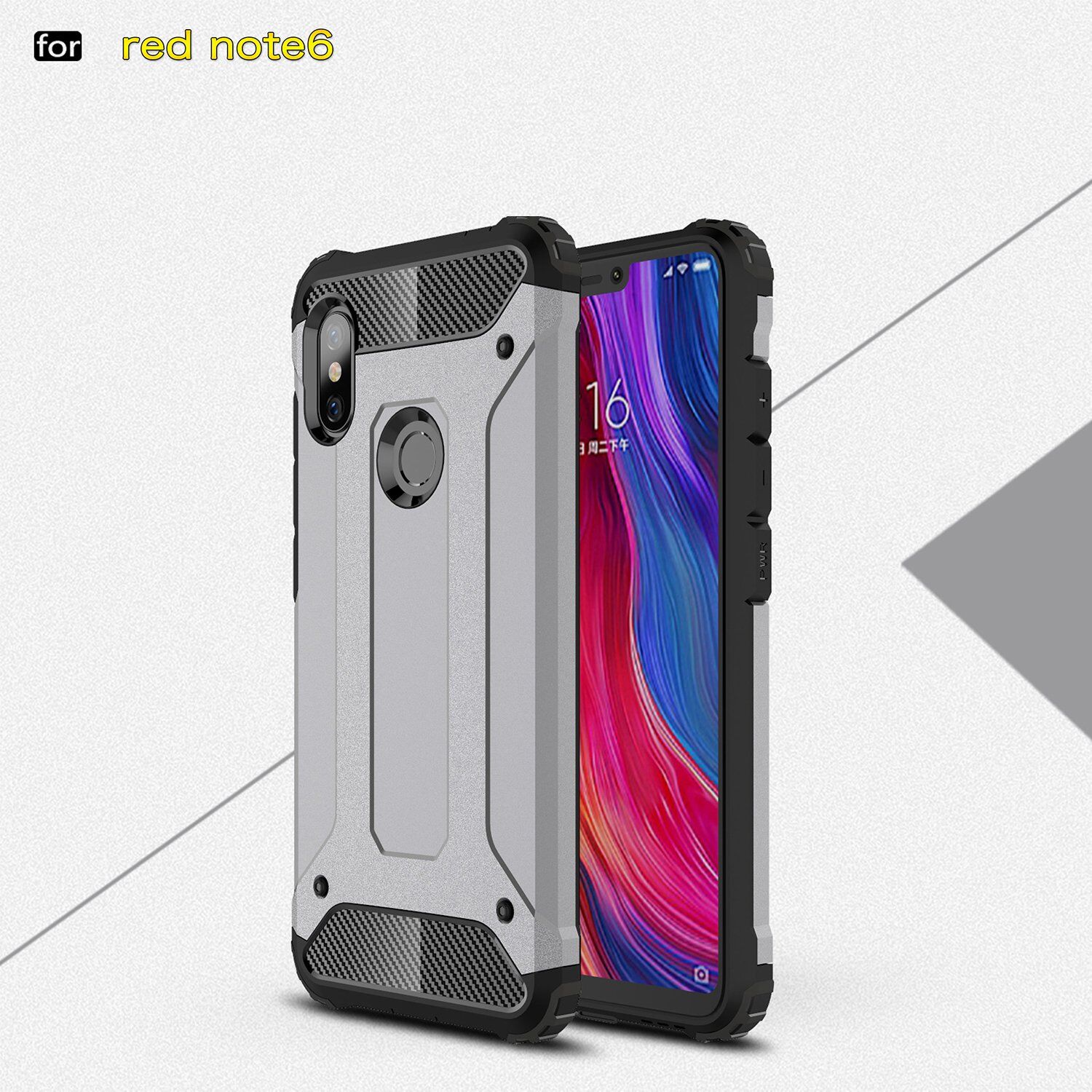 Superodolný kryt Armor pre Xiaomi Redmi Note 6 Pro - modrý