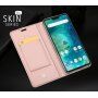Dux Ducis ochranné kožené puzdro pre Xiaomi Redmi Note 6 Pro - ružovo-zlaté