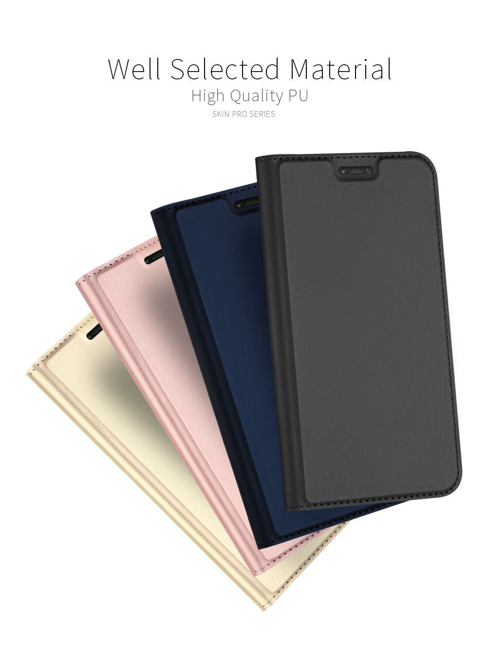 Dux Ducis ochranné kožené puzdro pre Xiaomi Redmi Note 6 Pro - sivé