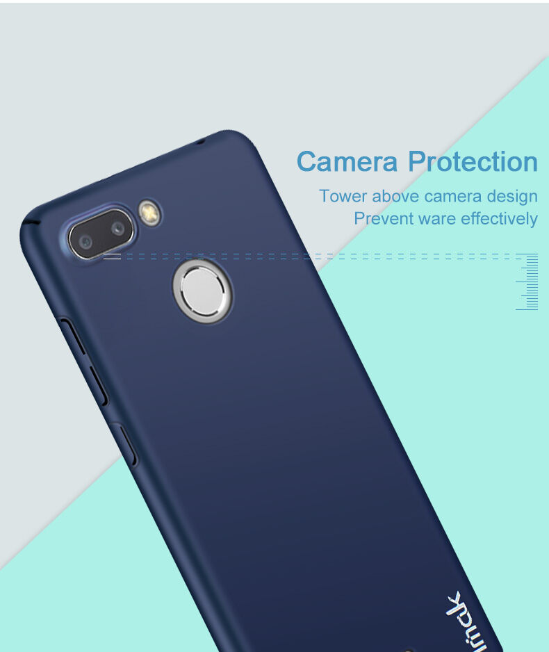 Imak hladký kryt s ochranou displeja pre Xiaomi Redmi 6 - čierny