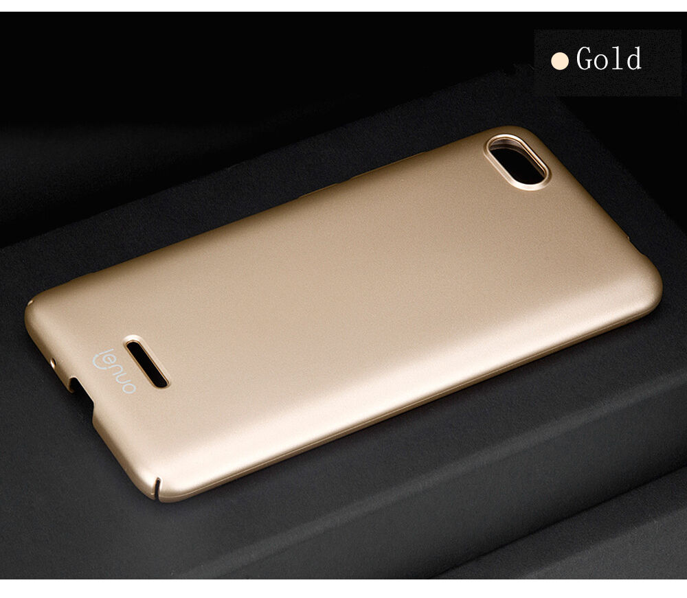 Lenuo tvrdý hodvábne hladký kryt pre Xiaomi Redmi 6 - čierny