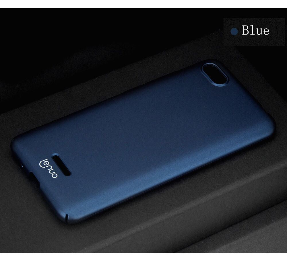 Lenuo tvrdý hodvábne hladký kryt pre Xiaomi Redmi 6 - čierny