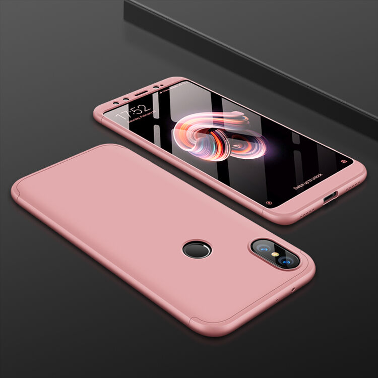 GKK ochranný kryt na zadnú aj prednú časť pre Xiaomi Mi A2 - zlatoružový GKK ochranný kryt na zadnú aj prednú časť pre Xiaomi Mi A2 - zlatoružový