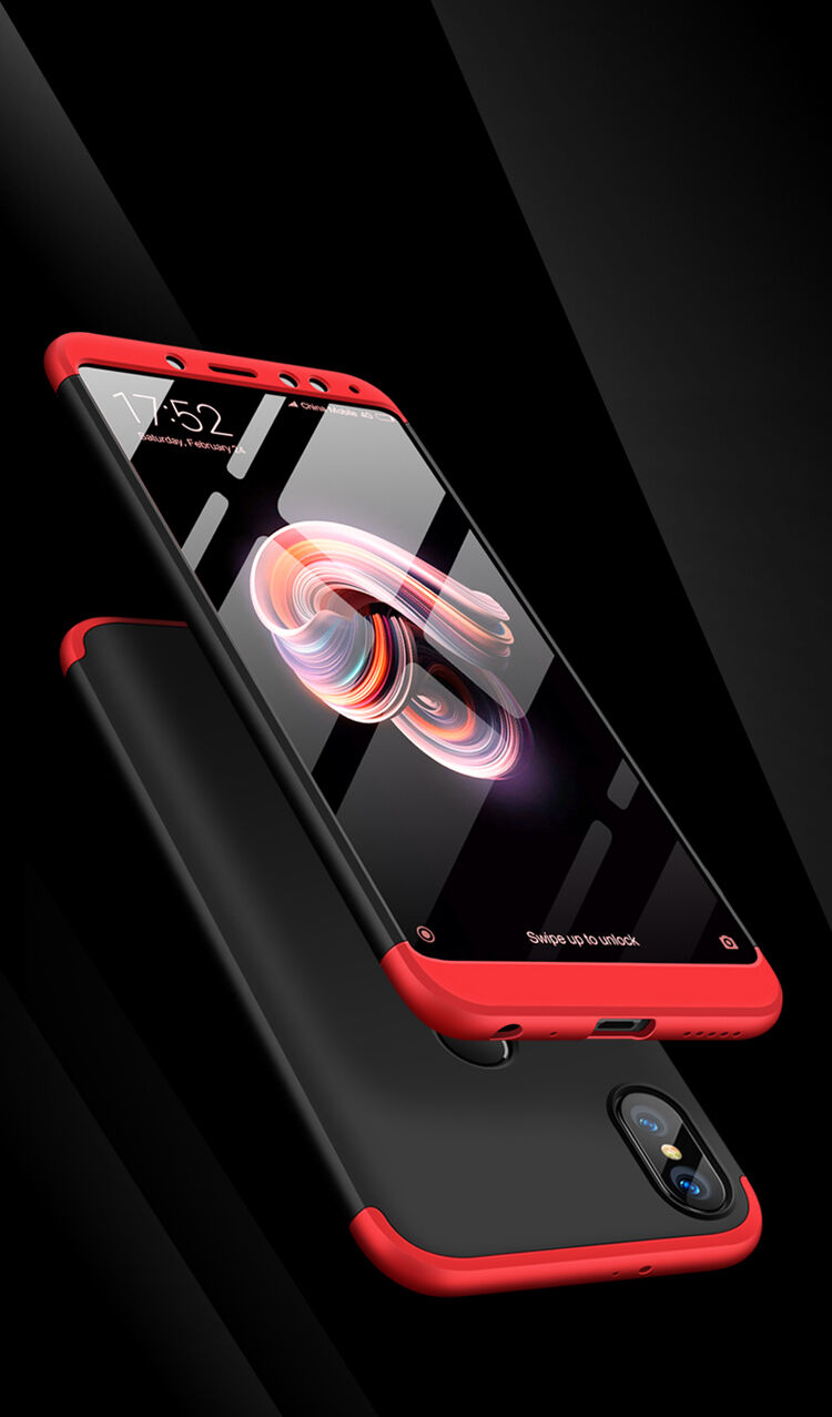GKK ochranný kryt na zadnú aj prednú časť pre Xiaomi Mi A2 - červený