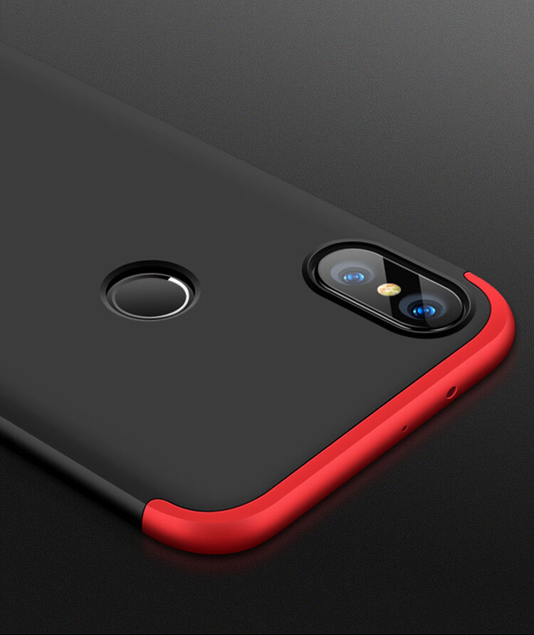 GKK ochranný kryt na zadnú aj prednú časť pre Xiaomi Mi A2 - červený
