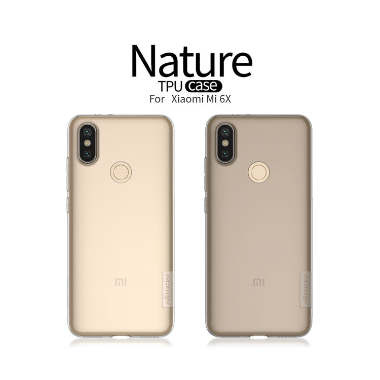 Nillkin tenký priehľadný ochranný kryt pre Xiaomi Mi A2 - sivý