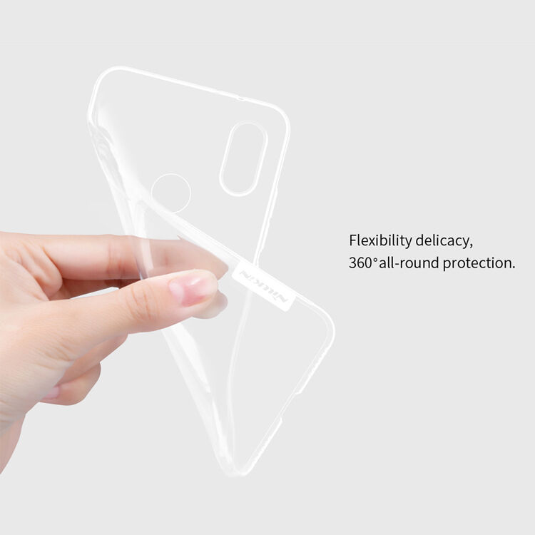 Nillkin tenký priehľadný ochranný kryt pre Xiaomi Mi A2 - sivý