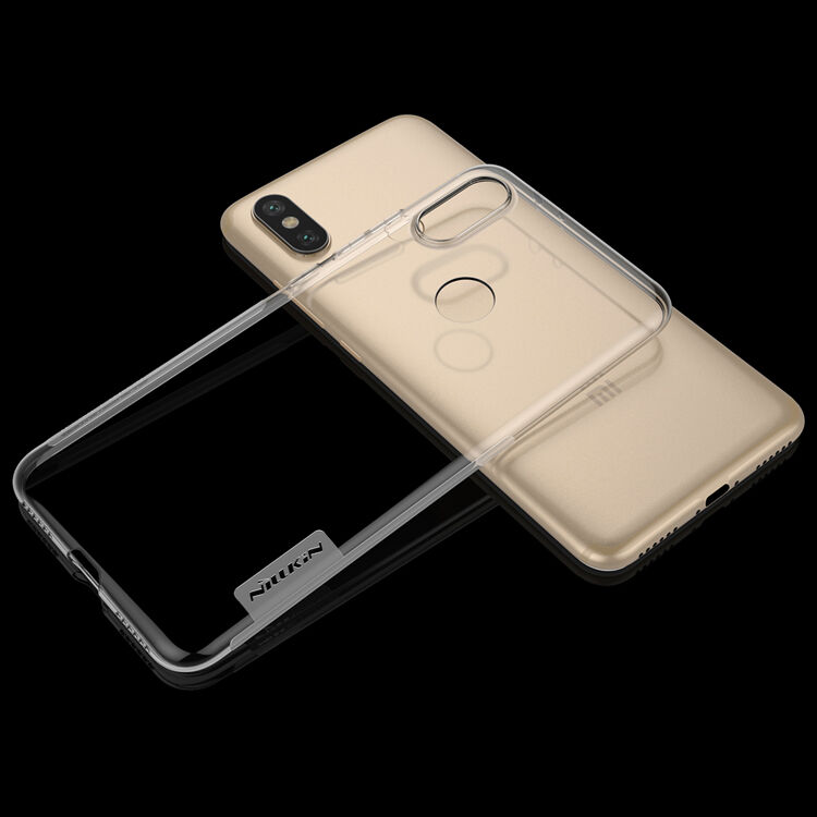 Nillkin tenký priehľadný ochranný kryt pre Xiaomi Mi A2 - sivý