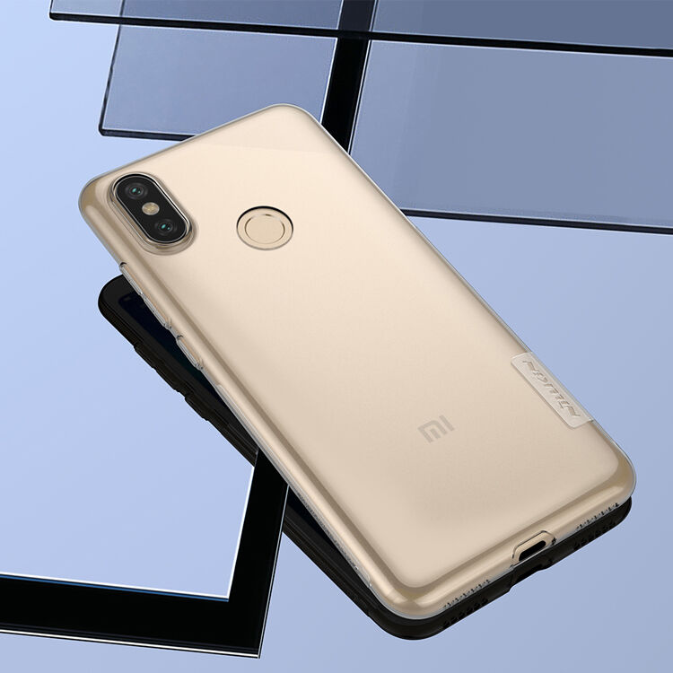 Nillkin tenký priehľadný ochranný kryt pre Xiaomi Mi A2 - sivý Nillkin tenký priehľadný ochranný kryt pre Xiaomi Mi A2 - sivý