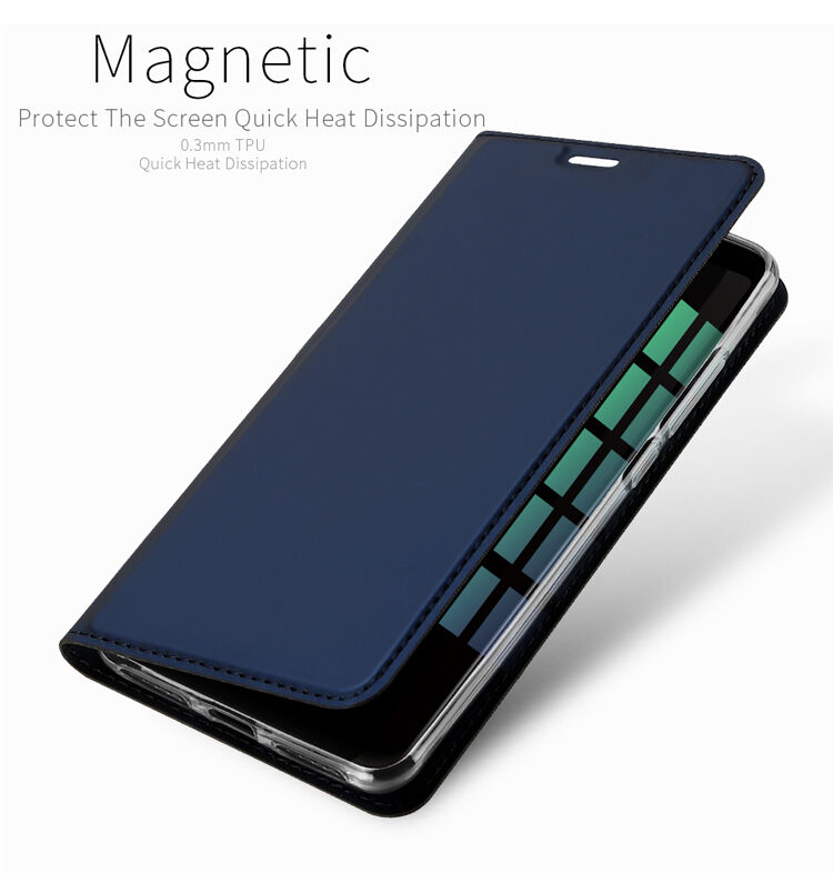 Dux Ducis ochranné kožené puzdro pre Xiaomi Mi A2 - tmavosivé