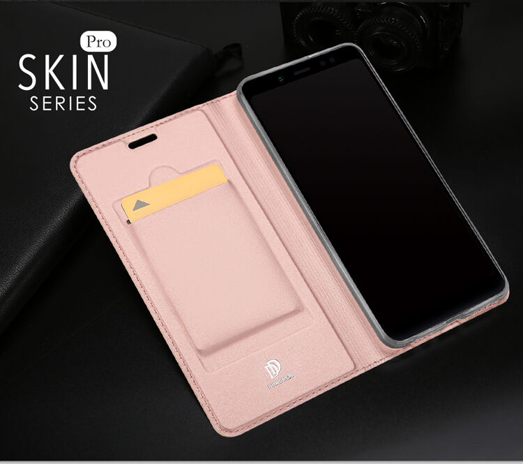 Dux Ducis ochranné kožené puzdro pre Xiaomi Mi A2 - tmavosivé