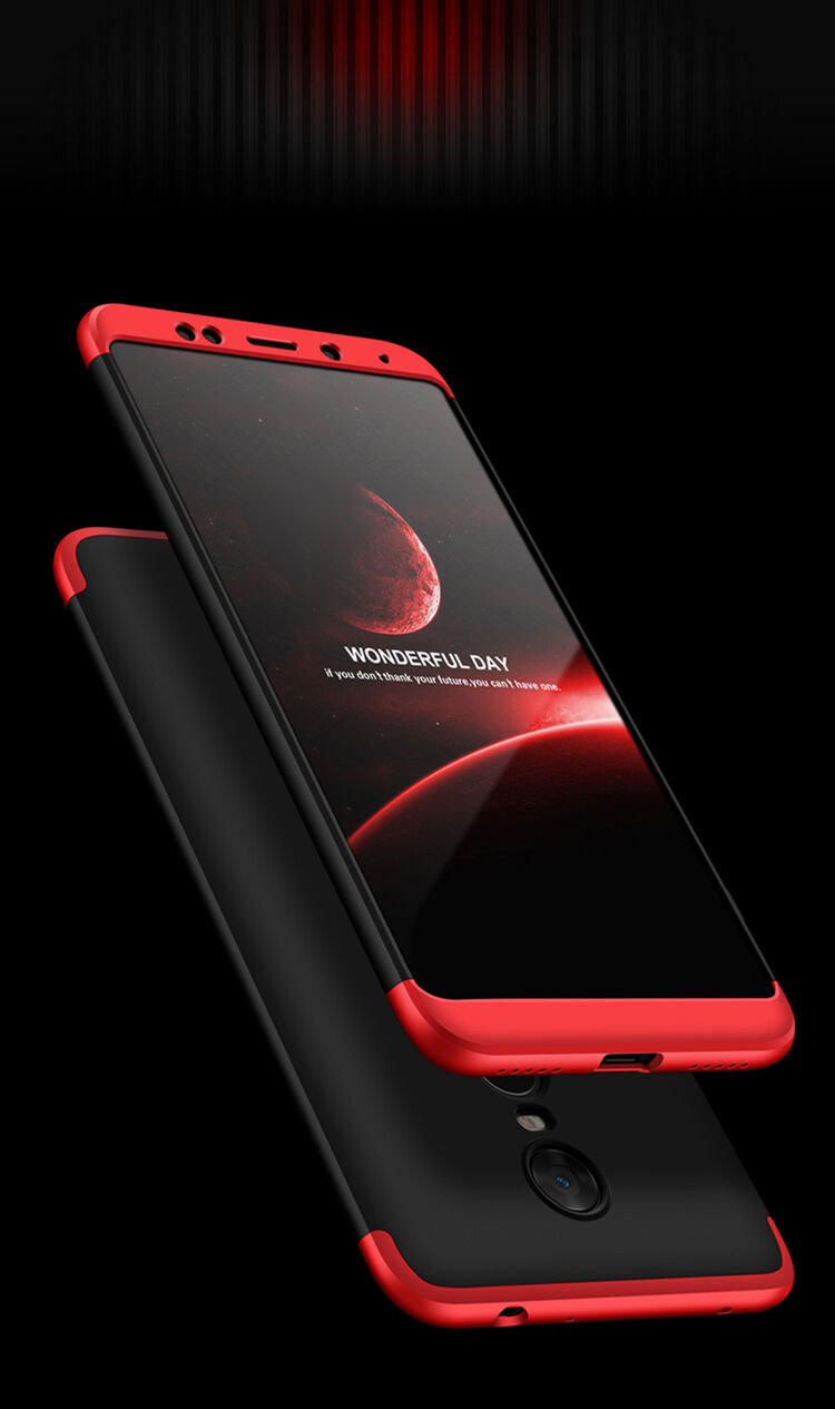 GKK zadný kryt s ochranou hrán pre Xiaomi Redmi Note 5 - červený