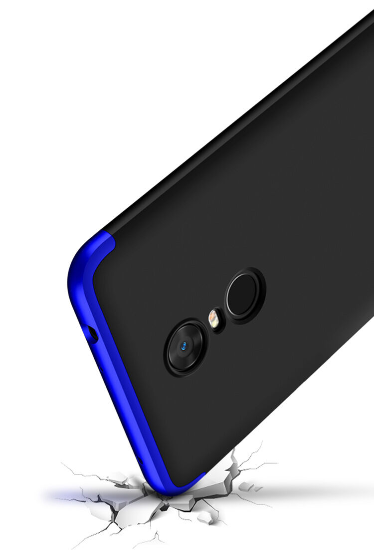 GKK zadný kryt s ochranou hrán pre Xiaomi Redmi Note 5 - červený